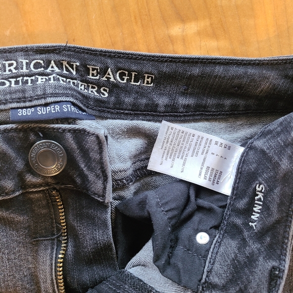 FADED Black SKINNY LEG Jeans - Picture 5 of 6